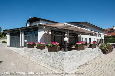 Das Gebäude in dem sich das Hotel befindet