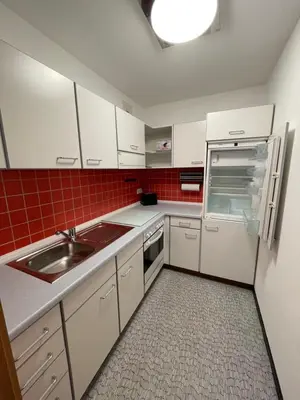 Küche/Küchenzeile in der Unterkunft Apartment Weßling
