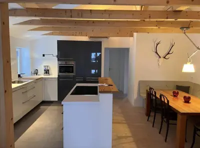 Küche/Küchenzeile in der Unterkunft NEU - traumhafte Ferienwohnung mit Bergblick