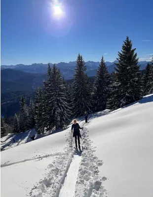 NEU - traumhafte Ferienwohnung mit Bergblick im Winter
