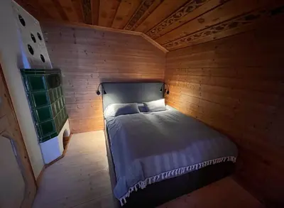 Ein Bett oder Betten in einem Zimmer der Unterkunft NEU - traumhafte Ferienwohnung mit Bergblick