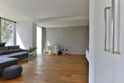 Ein Sitzbereich in der Unterkunft Moderne Studio-Wohnung - Lichtblick