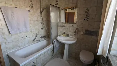 Ein Badezimmer in der Unterkunft Ferienwohnung am Frauenbach