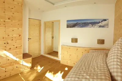 Ein Bett oder Betten in einem Zimmer der Unterkunft Ferienwohnung Stubengold