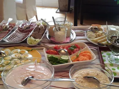 Essen im Hotel oder in der Nähe