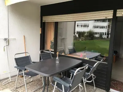 Grundriss der Unterkunft Ferienwohnung Alpenwiese im Erdgeschoss