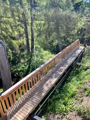 Naturlandschaft in der Nähe des Ferienparks
