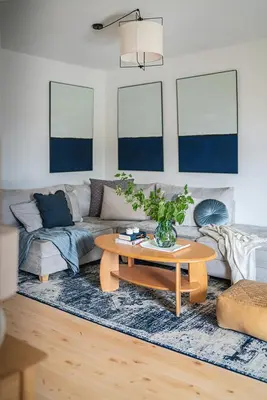Ein Sitzbereich in der Unterkunft Stilvolle Seewohnung in Utting