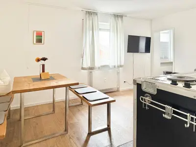 Küche/Küchenzeile in der Unterkunft Heimat