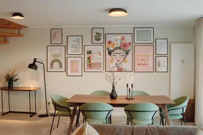 Ein Sitzbereich in der Unterkunft 21rooms Apartments