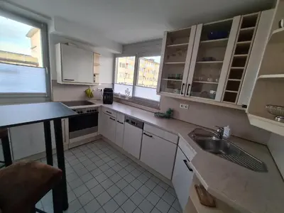 Küche/Küchenzeile in der Unterkunft Ridler Theresienwiese, parking & rooftop terraces 2 room