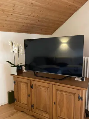 TV/Unterhaltungsangebot in der Unterkunft Haus Hochland - Großzügige Alpenwohnung im Dachgeschoss