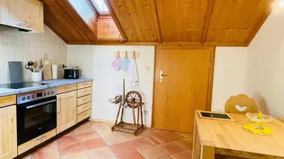 Küche/Küchenzeile in der Unterkunft Bamberger Monika