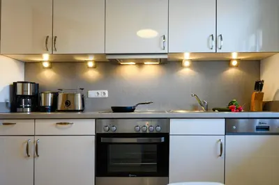 Küche/Küchenzeile in der Unterkunft Alpen-Residence