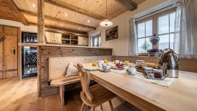 Küche/Küchenzeile in der Unterkunft Pension Lenz´n am Christlhof
