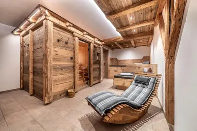 Ein Sitzbereich in der Unterkunft Pension Lenz´n am Christlhof