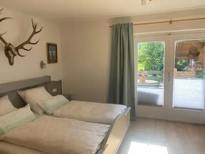 Ein Bett oder Betten in einem Zimmer der Unterkunft tiefkar8 