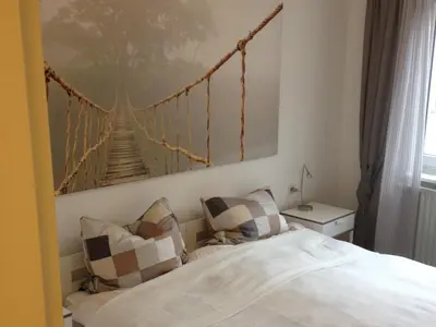 Ein Bett oder Betten in einem Zimmer der Unterkunft Steinhauser`s Ferienwohnungen