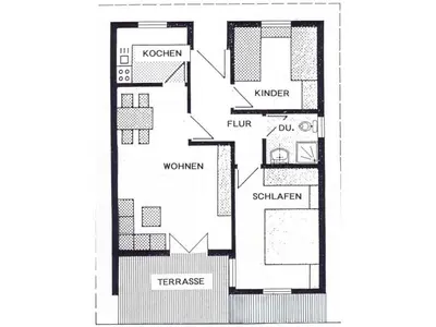 Grundriss der Unterkunft Sandra Comfortable holiday residence