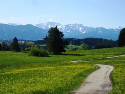 Naturlandschaft in der Nähe des Ferienhauses