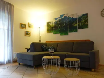 Ein Sitzbereich in der Unterkunft Sandra Comfortable holiday residence