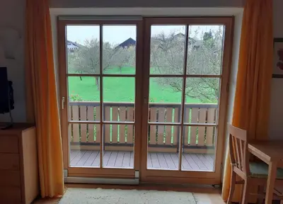 Ein Balkon oder eine Terrasse in der Unterkunft Ferienwohnung Bartl