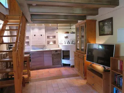 Küche/Küchenzeile in der Unterkunft Nagelsmederij in het huis Waldwinkel