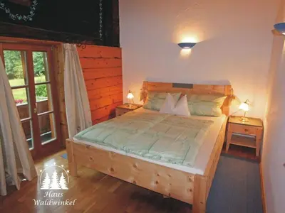 Ein Bett oder Betten in einem Zimmer der Unterkunft Waterval in het huis Boshoek