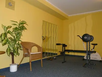 Das Fitnesscenter und/oder die Fitnesseinrichtungen in der Unterkunft Holiday apartment No 5 Bergschlössl