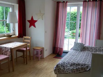 Ein Bett oder Betten in einem Zimmer der Unterkunft Landhaus Ambiente