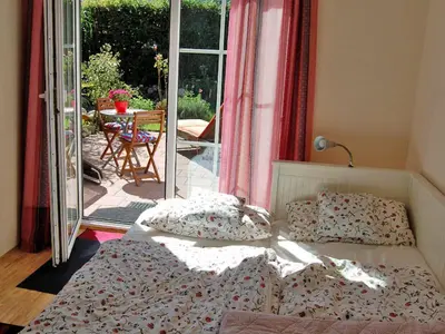 Ein Bett oder Betten in einem Zimmer der Unterkunft Landhaus Ambiente