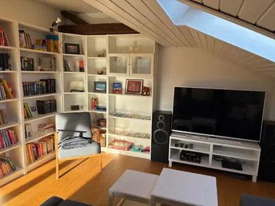 Die Bibliothek in der Ferienwohnung