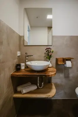 Ein Badezimmer in der Unterkunft Motel Sleep Inn