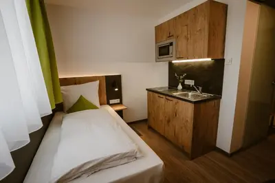 Küche/Küchenzeile in der Unterkunft Motel Sleep Inn