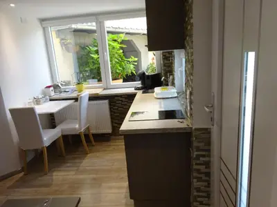Küche/Küchenzeile in der Unterkunft Appartement Ambiente