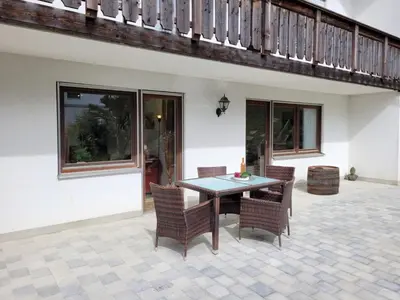Ein Balkon oder eine Terrasse in der Unterkunft Idyllisches Ferienhaus mit Ausblick
