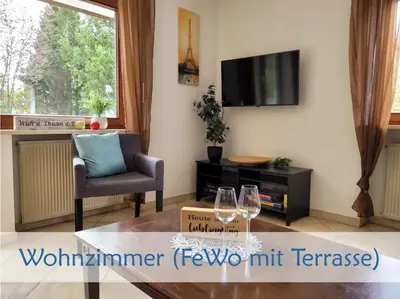 TV/Unterhaltungsangebot in der Unterkunft Idyllisches Ferienhaus mit Ausblick
