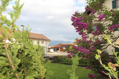 Ein Garten an der Unterkunft Ferienhaus mit Garten für bis zu 6 Personen