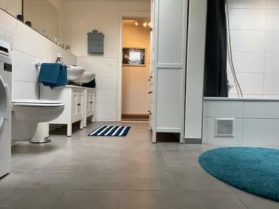 Ein Badezimmer in der Unterkunft Dachgeschoss Wohnung mit Traum Bergblick