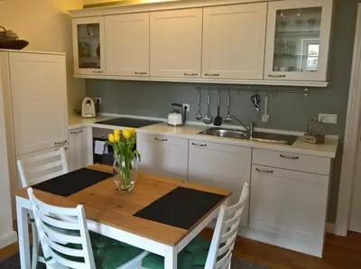 Küche/Küchenzeile in der Unterkunft Apartment Schreyegg