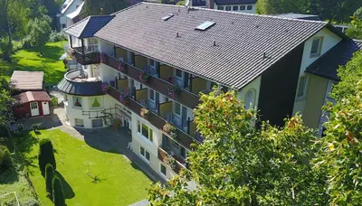 Das Gebäude in dem sich das Hotel befindet