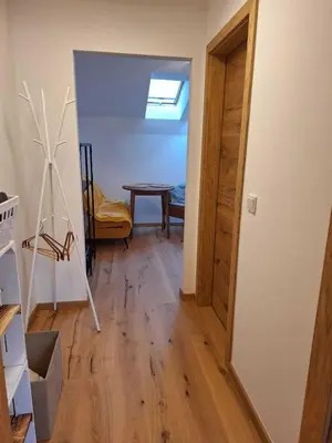 Ein Bett oder Betten in einem Zimmer der Unterkunft Ferien-Loft Resi II - Infrarotsauna