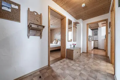 Ein Bett oder Betten in einem Zimmer der Unterkunft Ferienwohnungen Haus Heiss