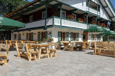 Das Gebäude in dem sich das Hotel befindet