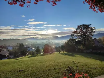 Naturlandschaft in der Nähe des Bauernhofs