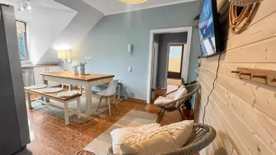 TV/Unterhaltungsangebot in der Unterkunft Flatista Homes - Penthouse with Rooftop Gym