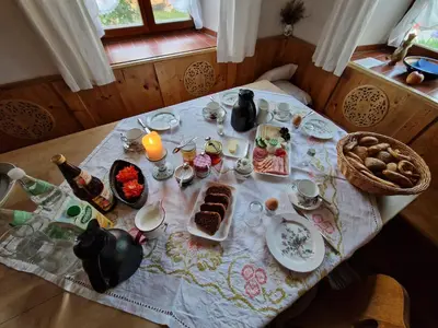 Essen in diesem Bauernhof oder in der Nähe