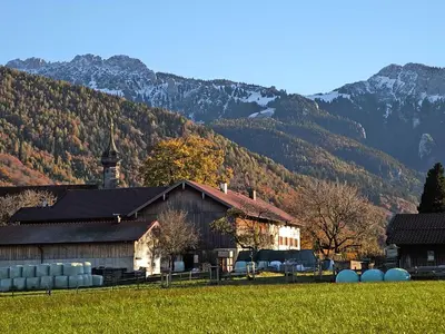 Naturlandschaft in der Nähe des Bauernhofs