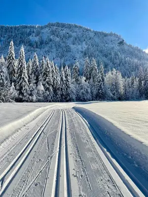 Haus Lesch - Stilvolle Appartements mit tollem Bergblick in Kreuth am Tegernsee im Winter