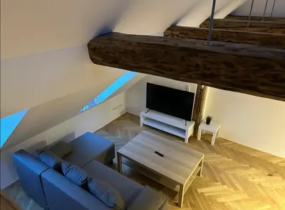 TV/Unterhaltungsangebot in der Unterkunft Exklusive Maisonetten Wohnung mit Gartenzugang
